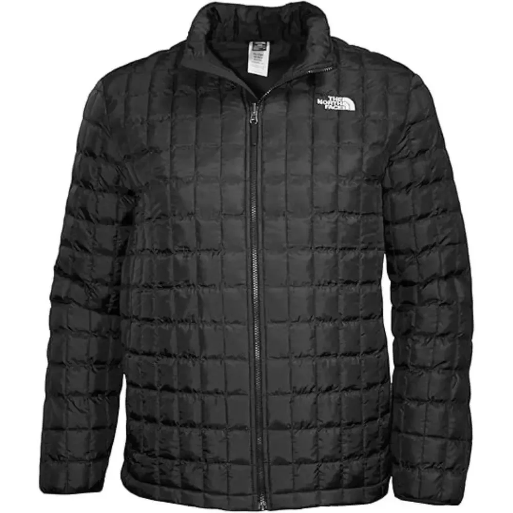 The North Face Thermoball Puffer Jacket Men's XL Black Full Zip Quilted GBO1749